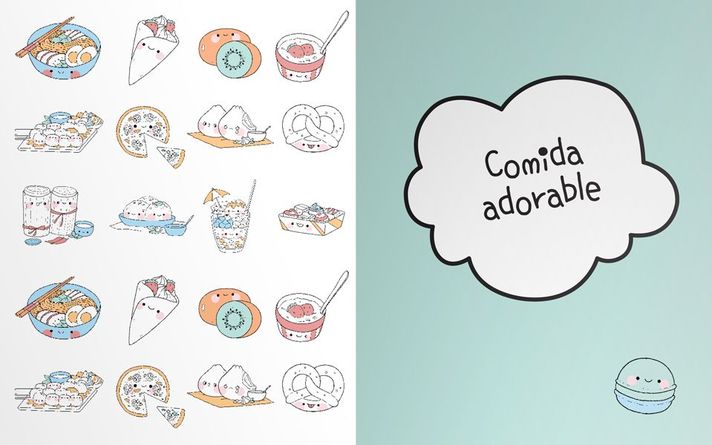 Libro Mini Dibujos Kawaii. Cosas del Mundo-1