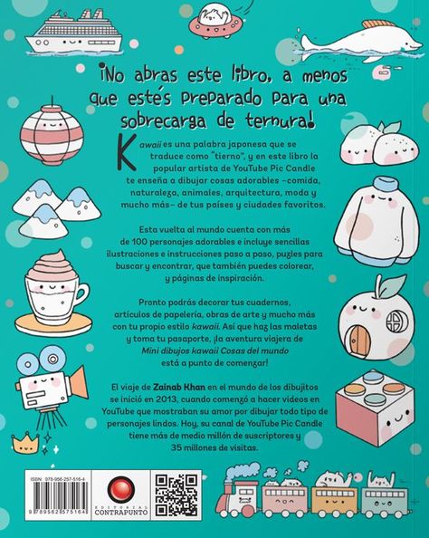 Libro Mini Dibujos Kawaii. Cosas del Mundo-5
