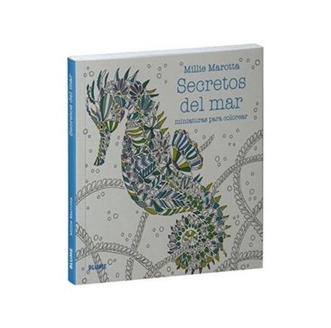 Libro Miniaturas para colorear - SECRETOS DEL MAR-0