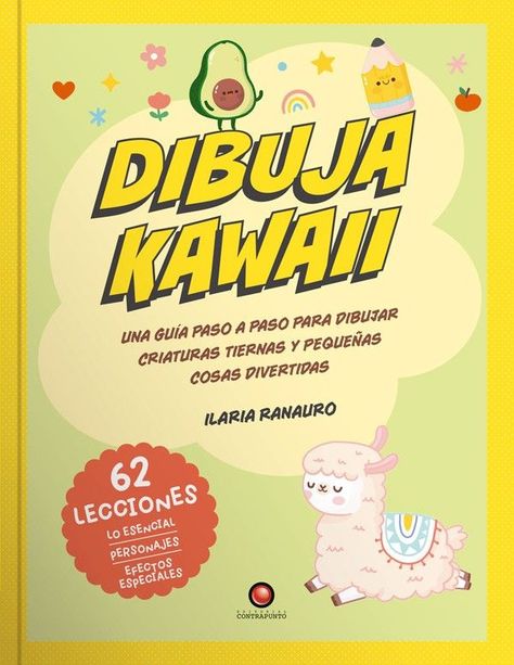 Libro Dibuja 62 lecciones - DIBUJA KAWAII-0