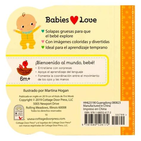 Libro Babies Love - Primeras Palabras-2