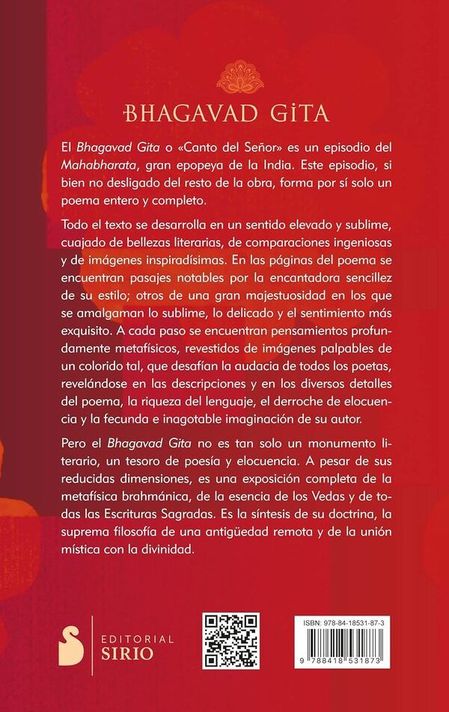 Libro BHAGAVAD GITA. El canto del señor-2