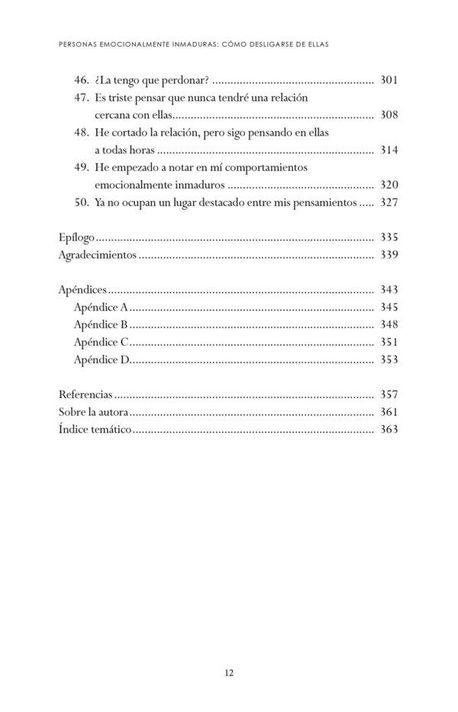 Libro Personas Emocionalmente Inmaduras: cómo desligarse de ellas-4