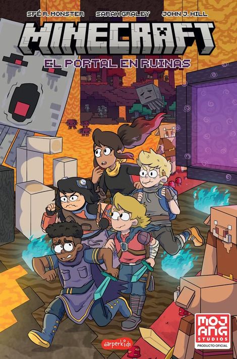Libro Minecraft oficial: El portal en ruinas-0