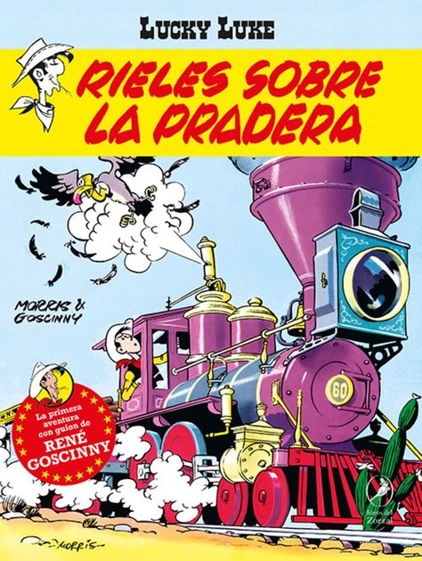 Libro Rieles sobre la Pradera. Lucky Luke 01-0