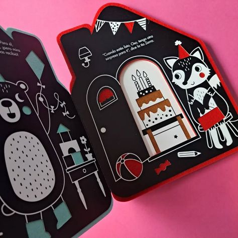 Oso y sus amigos. Libro de fieltro Casa Feliz-2