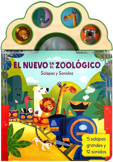Libro El nuevo en el zoológico. Solapas y sonidos-0