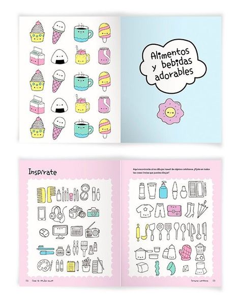 Libro mini kawaii - CLASE DE DIBUJOS KAWAII-1