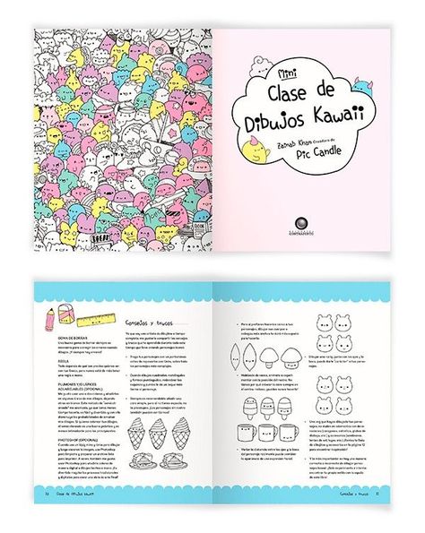 Libro mini kawaii - CLASE DE DIBUJOS KAWAII-2