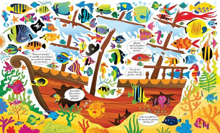 libro y puzzle - EN EL MAR (300 piezas)-2