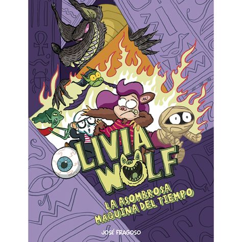 Libro OLIVIA WOLF. LA ASOMBROSA MAQUINA DEL TIEMPO-0