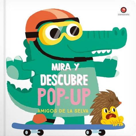 Libro Mira y descubre POP-UP- AMIGOS DE LA SELVA-0