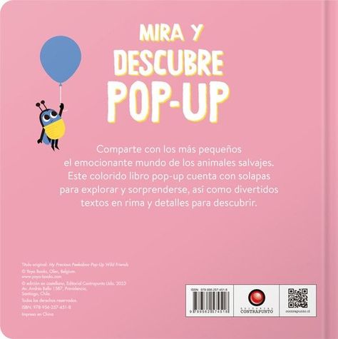 Libro Mira y descubre POP-UP- AMIGOS DE LA SELVA-2