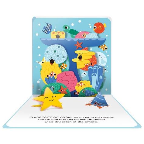 Libro Mira y descubre POP-UP- AMIGOS DEL MAR-1