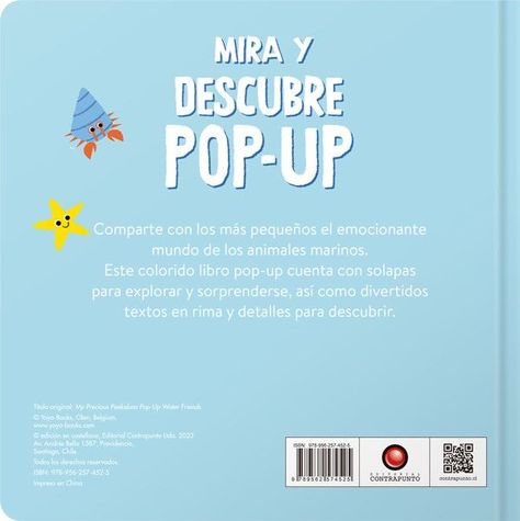 Libro Mira y descubre POP-UP- AMIGOS DEL MAR-2