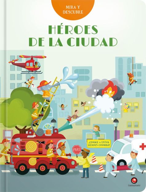 Libro Héroes de la ciudad. Mira y descubre-0