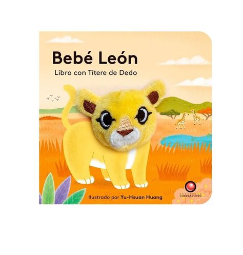 libro con titere de dedo - BEBE LEON-0