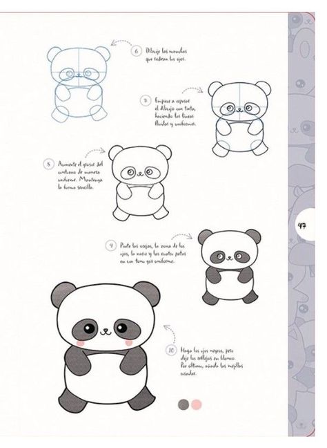 Libro dibujar en 10 pasos - KAWAII-1