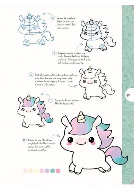 Libro dibujar en 10 pasos - KAWAII-2
