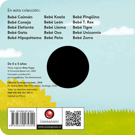 Bebé Perro. Libro con títere de dedo-2