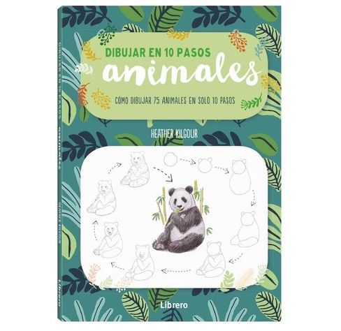 Libro Dibujar En 10 Pasos - Animales-0