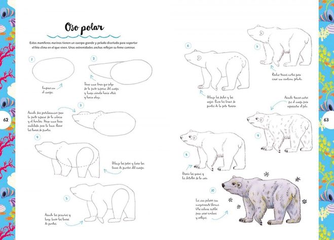Libro Dibujar En 10 Pasos - Animales-2