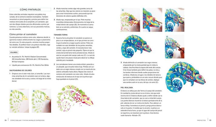 Libro COMO DIBUJAR Y PINTAR ANIMALES EXPRESIVOS-3