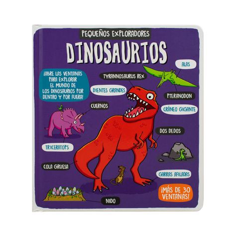 Libro pequeños exploradores - Dinosaurios-0