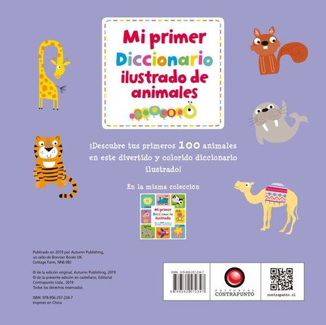 Libro Mi Primer Diccionario Ilustrado De Animales-1