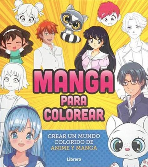 Libro Manga Para Colorear-0