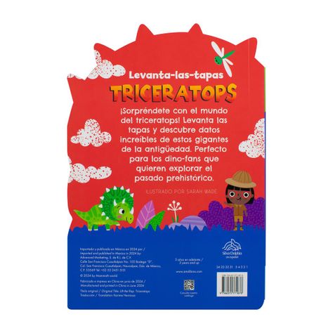 Libro levanta las tapas - Triceratops-3