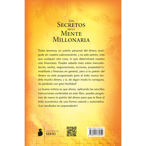 Libro LOS SECRETOS DE LA MENTE MILLONARIA - Ed 20°-2