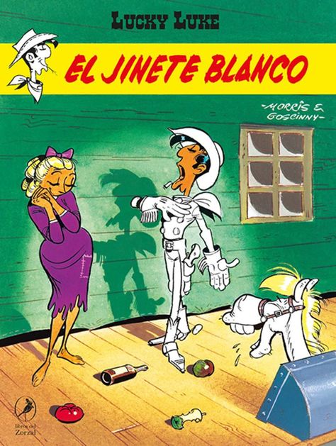 Libro El Jinete Blanco. Lucky Luke 35-0