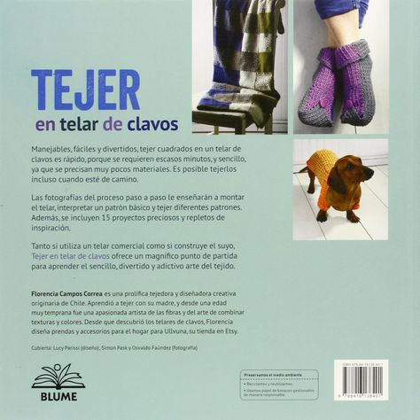 Libro Tejer En Telar De Clavos-1