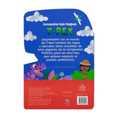 Libro levanta las tapas - T-REX-3