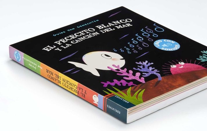 Libro Con Sonidos - El Pececito Blanco Y La Cancion Del Mar-2