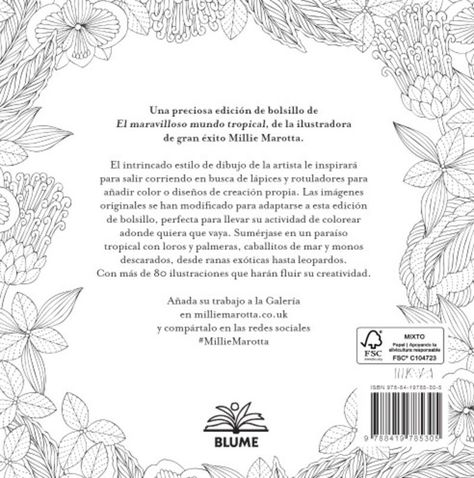 Libro para colorear - MARAVILLOSO MUNDO TROPICAL-4