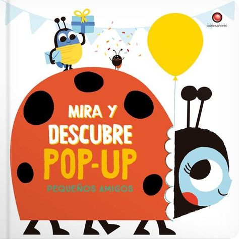Libro Mira y descubre POP-UP- PEQUEÑOS AMIGOS-0