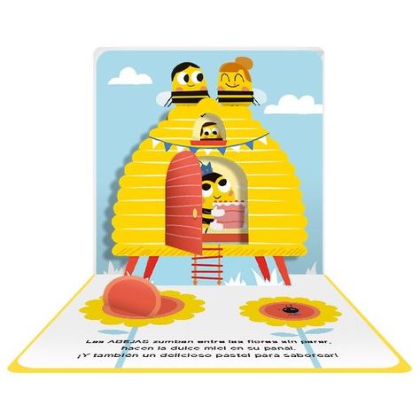 Libro Mira y descubre POP-UP- PEQUEÑOS AMIGOS-1