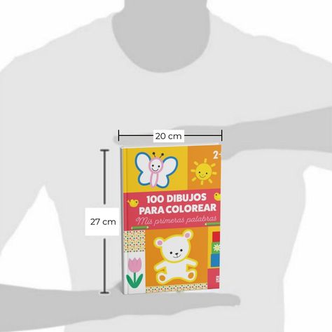 Libro 100 DIBUJOS PARA COLOREAR - MIS PRIMERAS PALABRAS-1