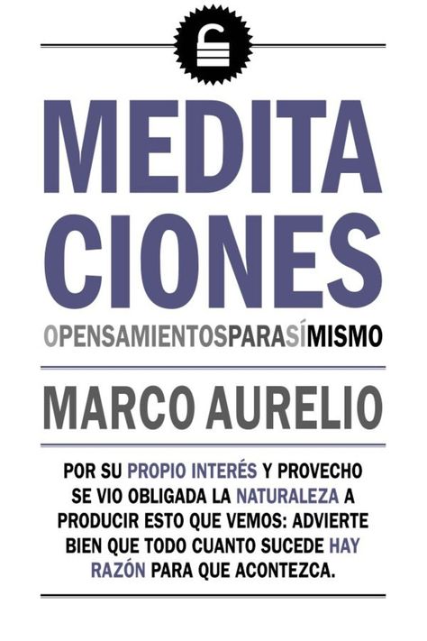 Libro Meditaciones o Pensamientos para si mismo-0