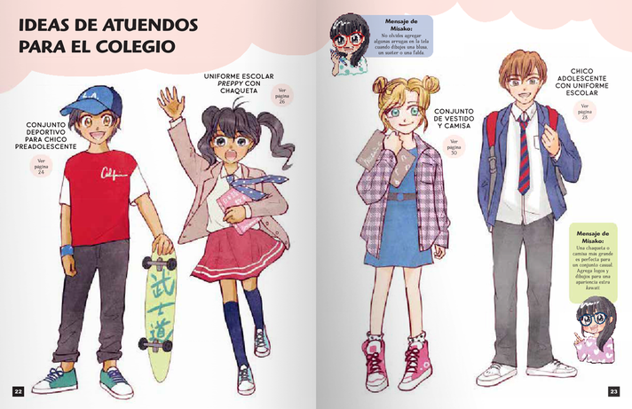 Libro Como dibujar Manga Kawaii - MODA-3