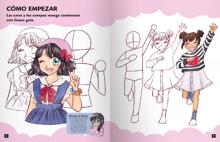Libro Como dibujar Manga Kawaii - MODA-7