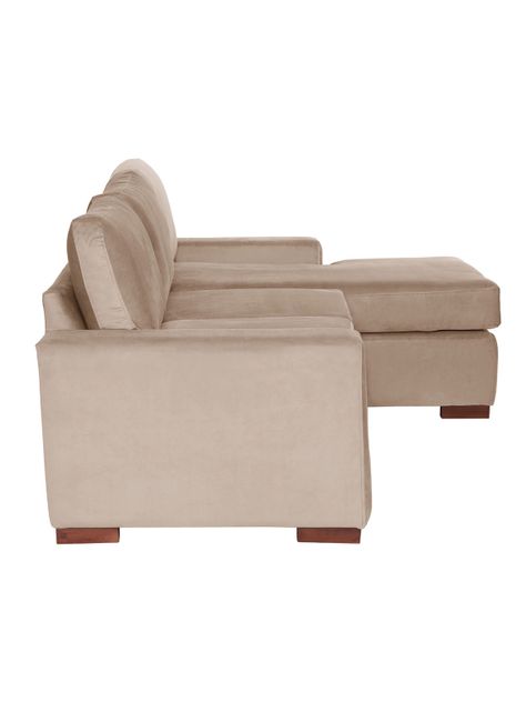 SECCIONAL DER LIVORNO TELA VELVET BEIGE-2