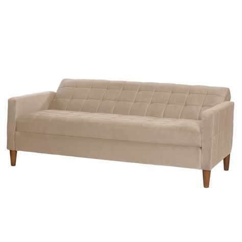 FUTON GENOVA  TELA VELVET BEIGE-2