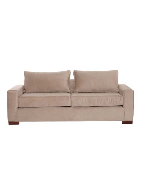 SOFA LIVORNO 3C TELA VELVET BEIGE-0