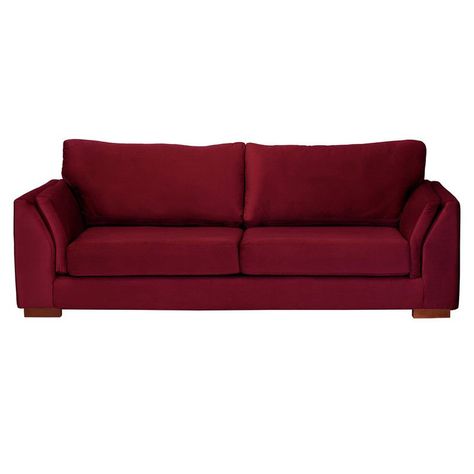 Sofa Cama Milan 2Pl Con Resortes Pocket Tela Velvet Burdeo-1