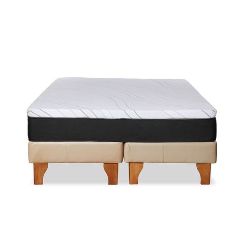Cama Zen Top Foam Hybrid Pu Beige King-5