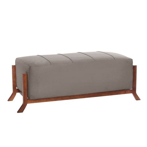Banqueta Marsella Tela Velvet Gris-0
