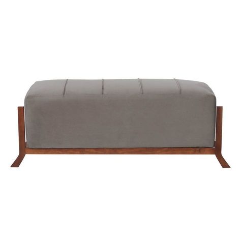Banqueta Marsella Tela Velvet Gris-1